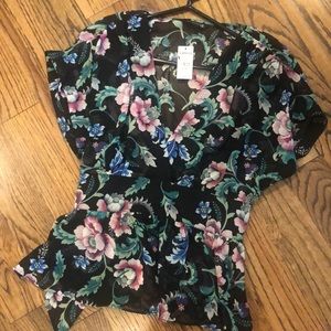 NWT sheer blouse